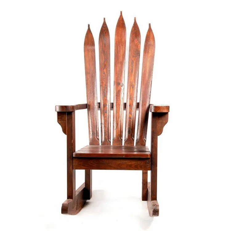 Ski Adirondack Rocking Chair